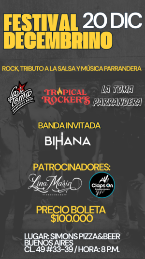 Boleta Concierto 20 DIC